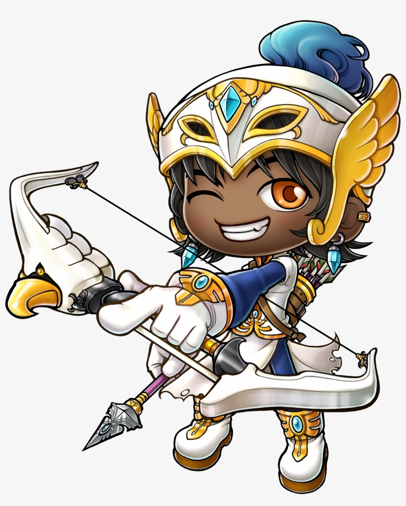 In - Maplestory Archer, transparent png