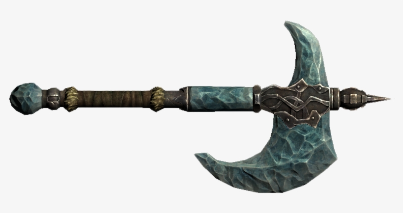 Stalhrim War Axe, One Of The Best War Axes In Skyrim - Stalhrim War Axe, transparent png
