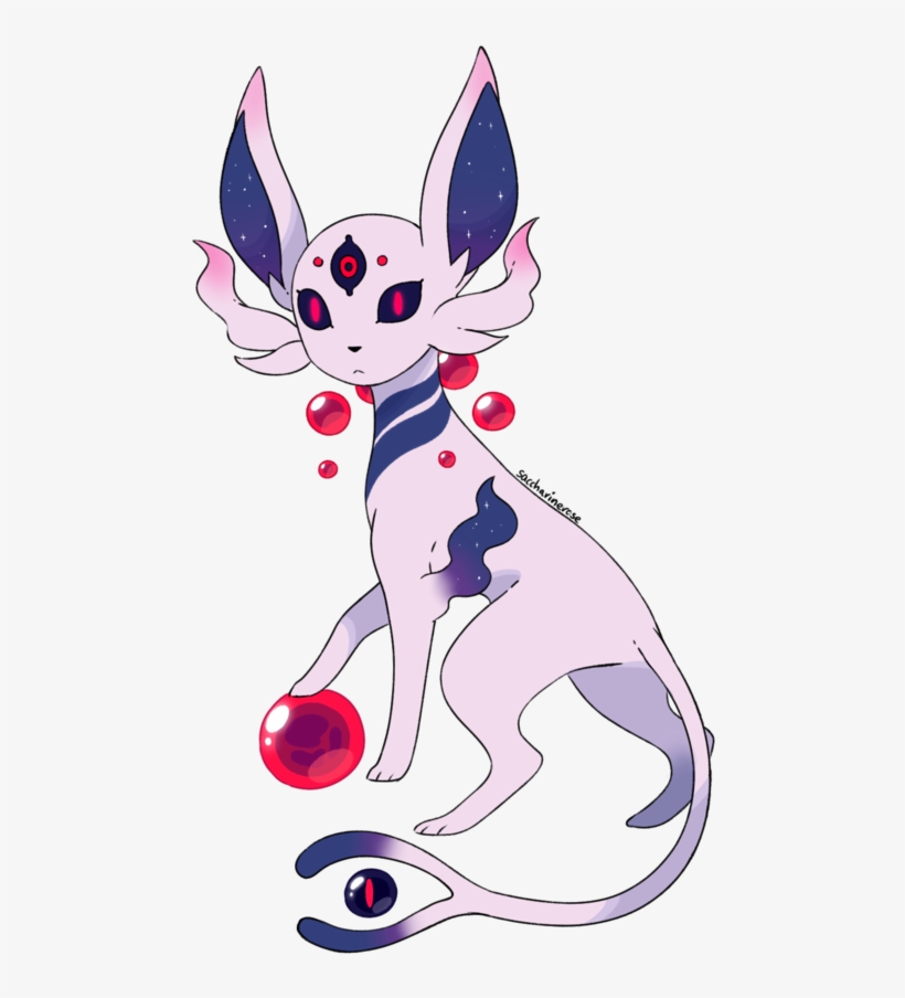 Quick, Random Designs For Mega Evolutions Of Espeon - Espeon As Dragon, transparent png