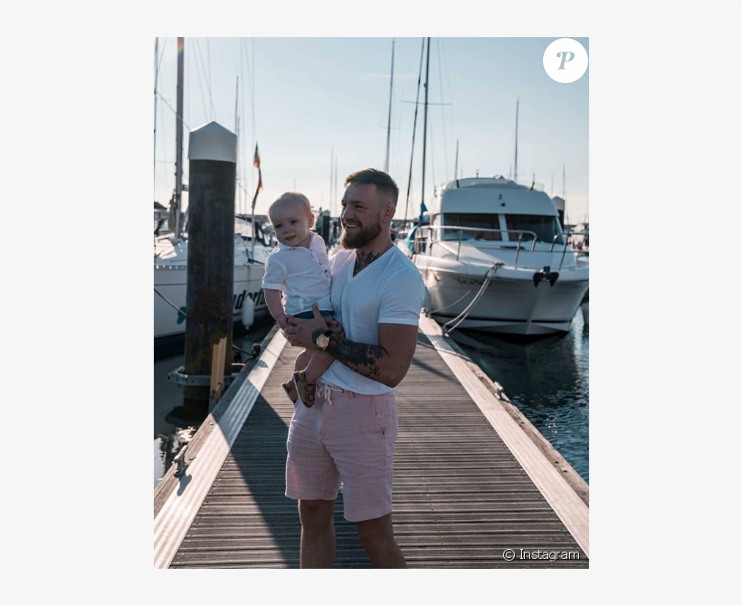 Conor Mcgregor Avec Son Fils Conor Jr - Conor Mcgregor Lifestyle, transparent png
