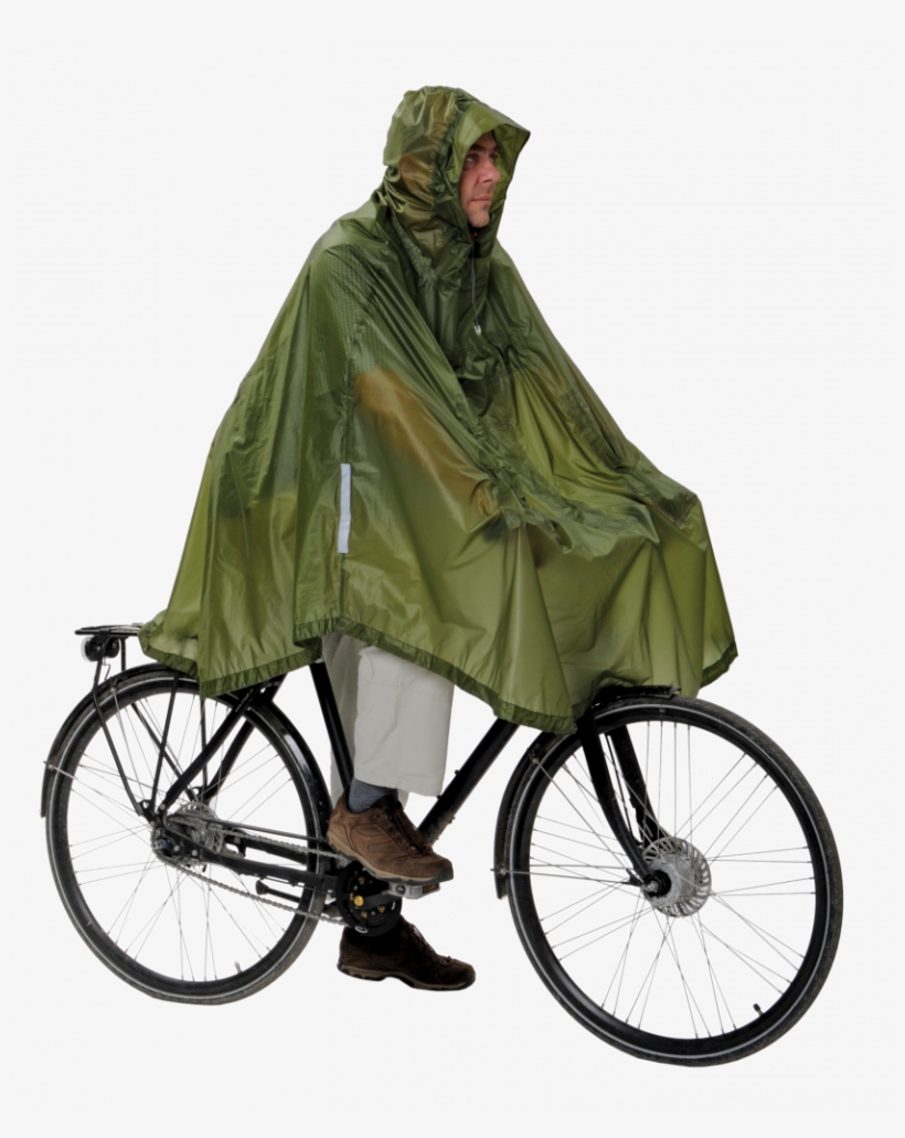 Best Travel Gear Reviews The Daypack And Bike Poncho - Bicycle Rain Poncho, transparent png