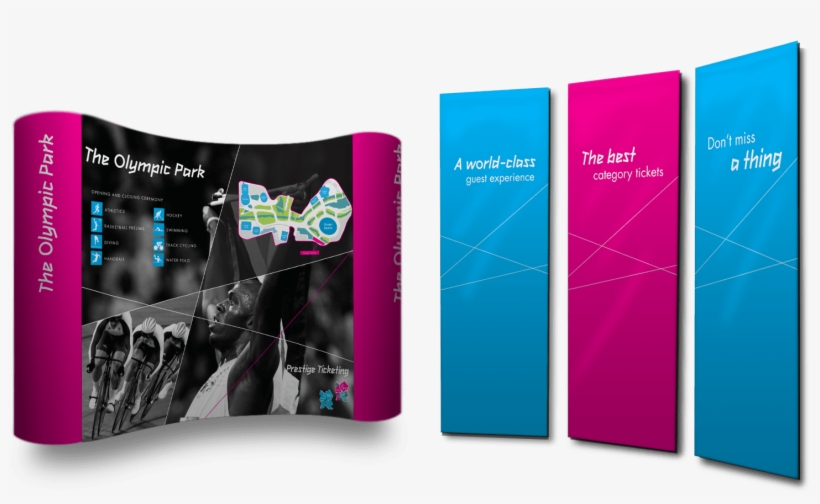 Prestige Ticketing Branded London 2012 Banner Design - Graphic Design, transparent png