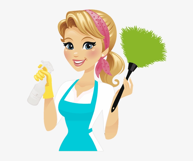 Cleaner2 - Cleaning Lady Clipart, transparent png