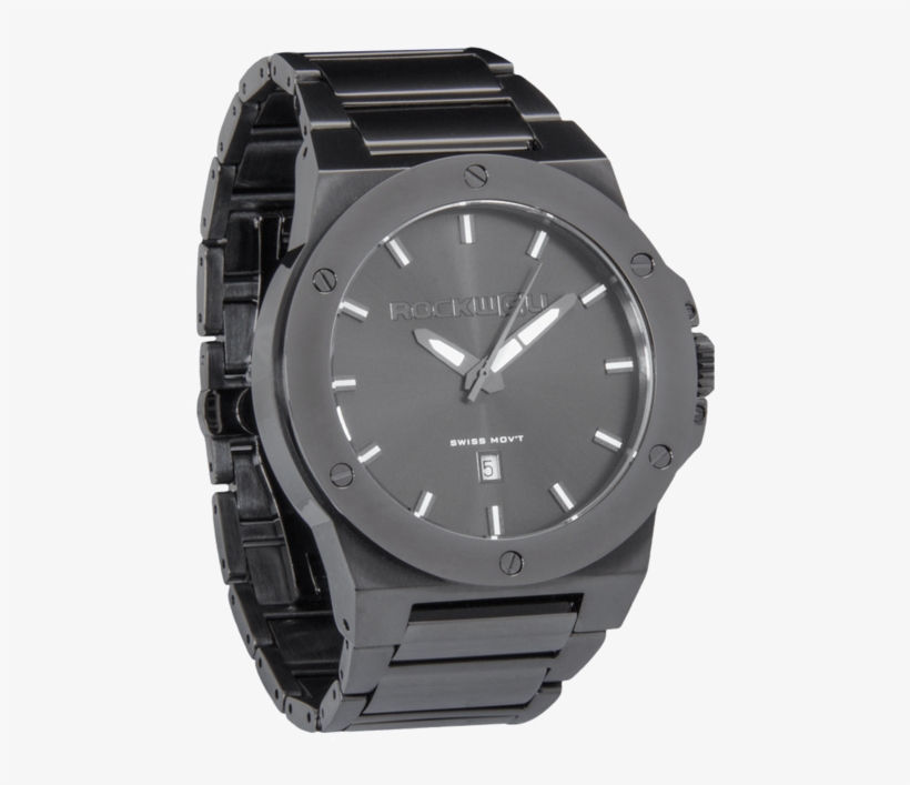 Commander - Gunmetal Watch, transparent png