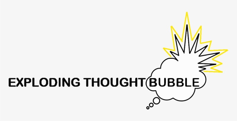 Explodingthoughtbubble2 Copy - Explosive, transparent png
