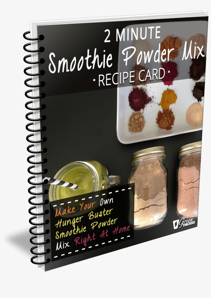 2 Minute Smoothie Powder Mix Recipe Card - Cosmetics, transparent png