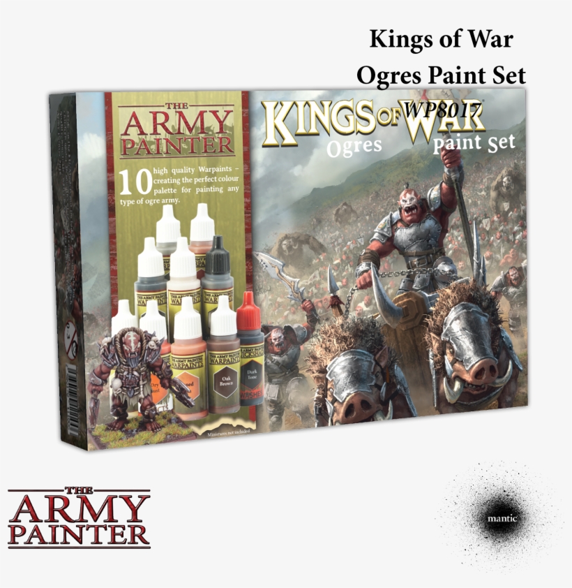 Warpaints Kings Of War Greenskins Paint Set £19 - Warpaints Kings Of War Ogres Paint Set, transparent png