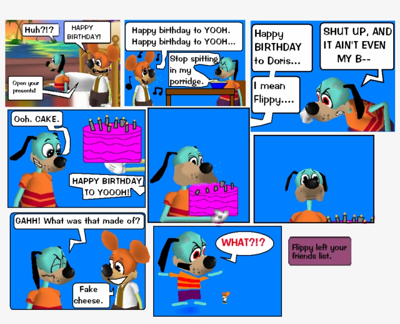 Toontown Ron And Flippy, transparent png