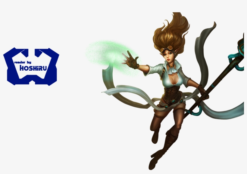 Janna Hextech-[sigtu - - Janna League Of Legends Render, transparent png
