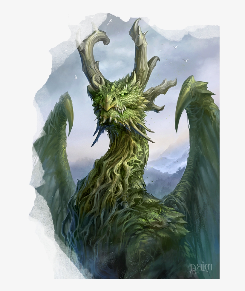 Credits - Dragon, transparent png
