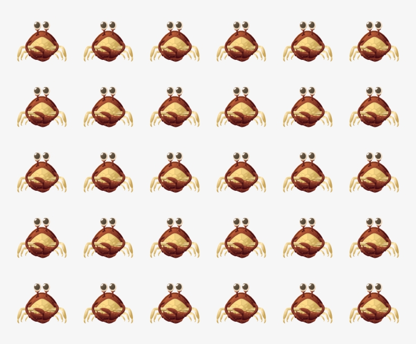 Crab - Crab Walk Sprite Sheet, transparent png