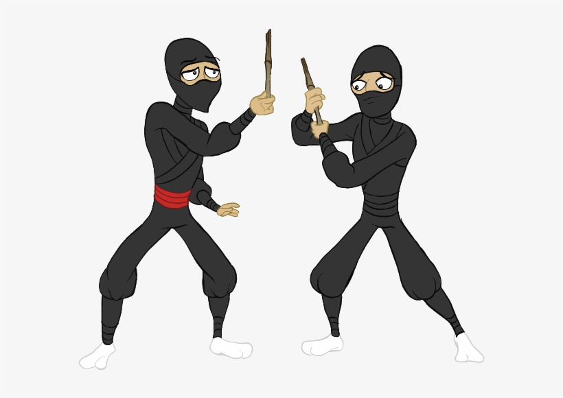 Ninjas - Cartoon, transparent png