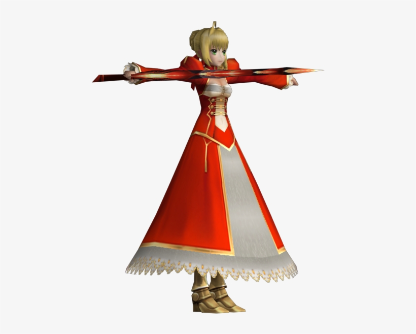 750 X 650 0 - Fate Extella Model Rip, transparent png