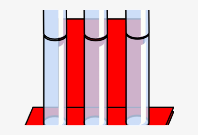 Red Clipart Test Tube - Test Tubes Clip Art, transparent png