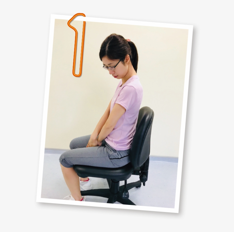 Neck Stretching Exercise - Sitting, transparent png