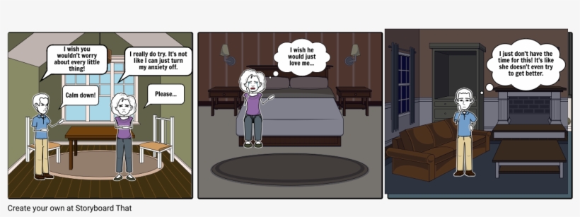 Anxiety - Cartoon, transparent png