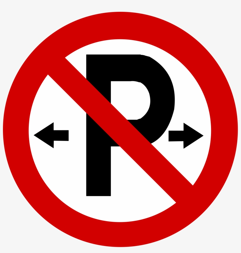 No Parking Logo Png - No Parking Road Sign Ireland, transparent png