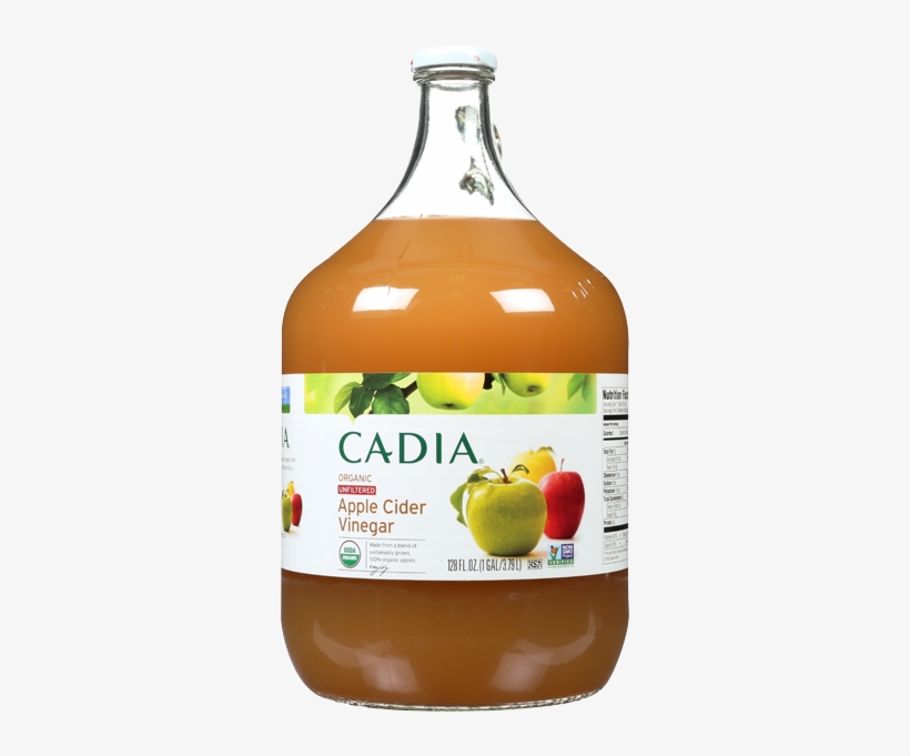 Cadia Organic Unfiltered Apple Cider Vinegar-128 Oz - Cadia, transparent png