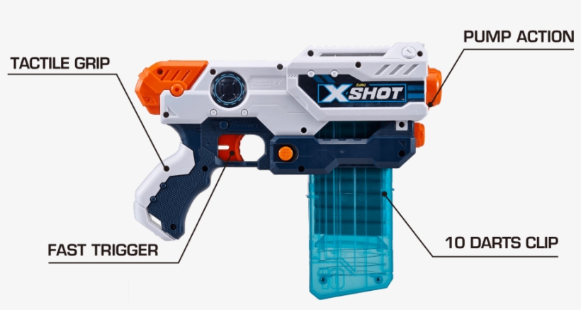 Dart Storage - X Shot Turbo Advance Blaster, transparent png