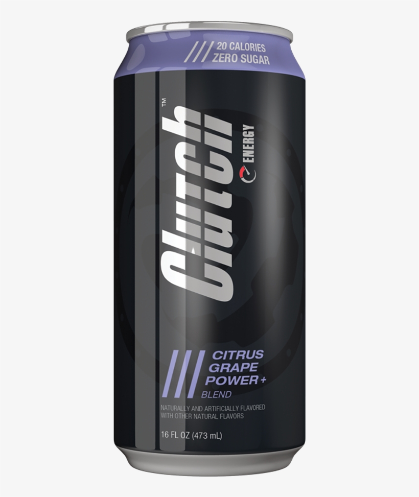 Clutch Energy Drink Single Can Soft Drink 2400x2400 PNG Download
