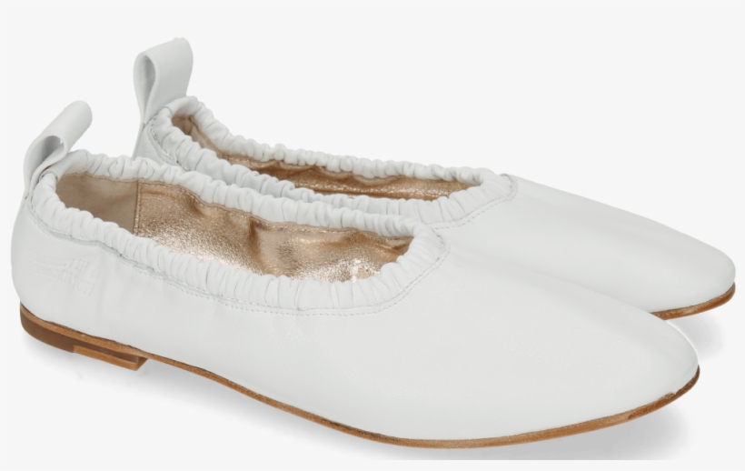 Ballet Pumps Iris 2 Nappa White Sheep Platin - Ballet Flat, transparent png