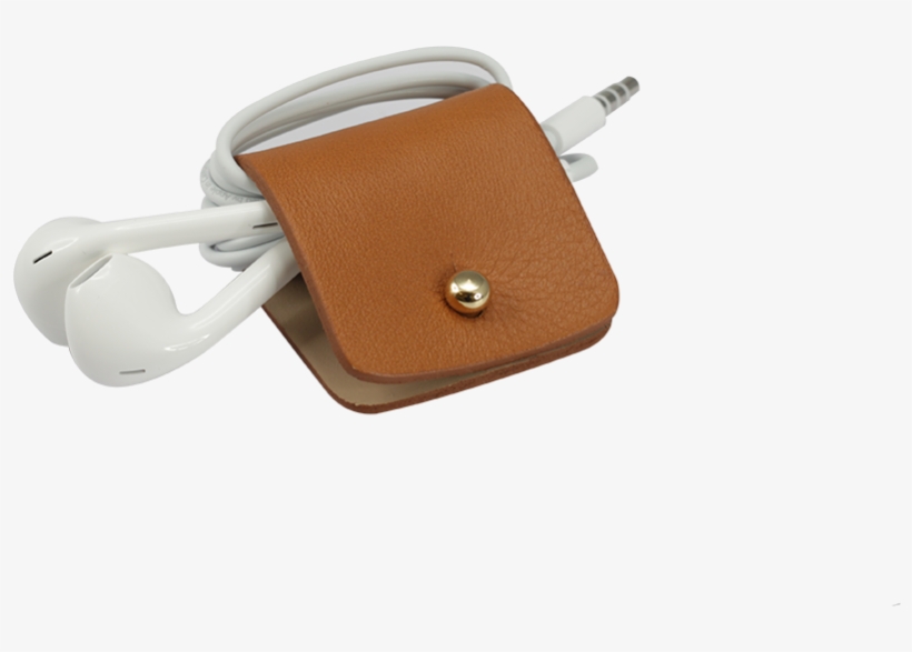 Headphone Holder Light-brown Nappa Leather Made In - Gadget, transparent png