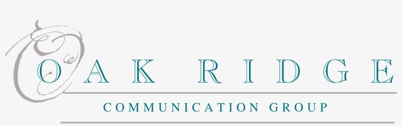 Oak Ridge Communication Group Logo Png Transparent - Calligraphy, transparent png