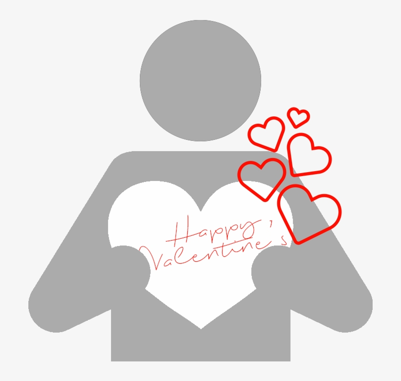 Download Happy Valentine's Loving Character Transparent - Graphic Design, transparent png