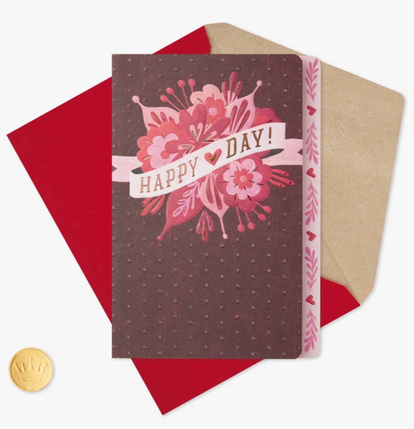 Wishing You A Heart Full Of Happy Valentine's Day - Greeting Card, transparent png