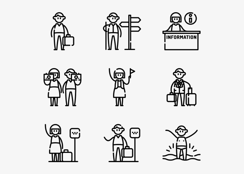 Travel People - Girls Squad Icon Png, transparent png