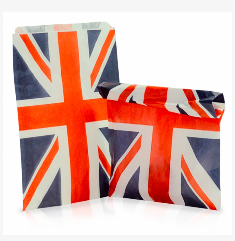 Union Jack Design Kraft Paper Counter Bags X - Flag, transparent png