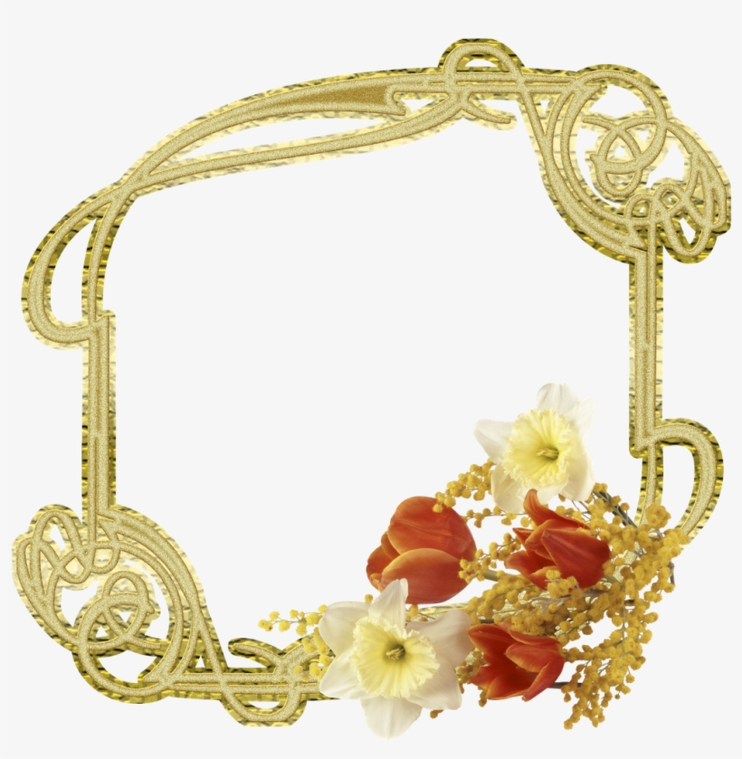 Deixo Aqui Varias Frames Png Oval Com Flores Para Enfeite, transparent png