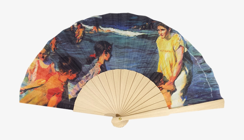 Abanico De Madera, Joaquín Sorolla - Hand Fan, transparent png