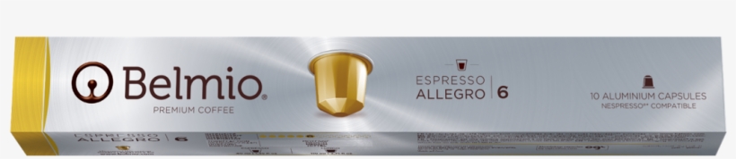 Belmio Espresso Allegro Nespresso Compatible Capsule - Coffee, transparent png