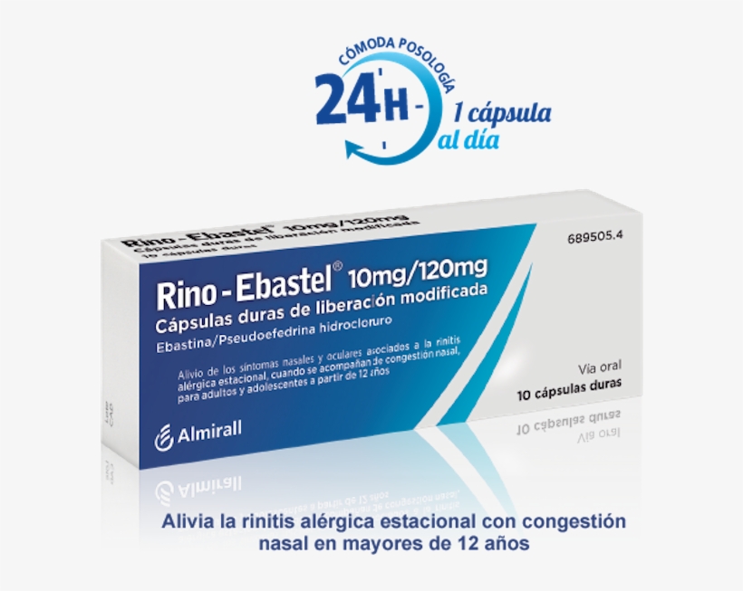 Medicamentos Sin Receta Para La Alergia Rinoebastel - Packaging And Labeling, transparent png