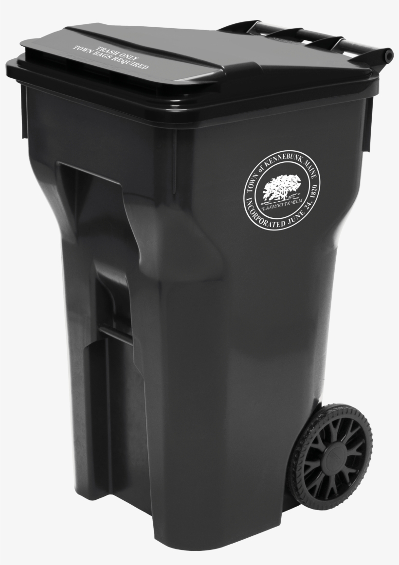 Trash Can With Transparent Background - Waste Management October 2017 New 64 Gallons, transparent png