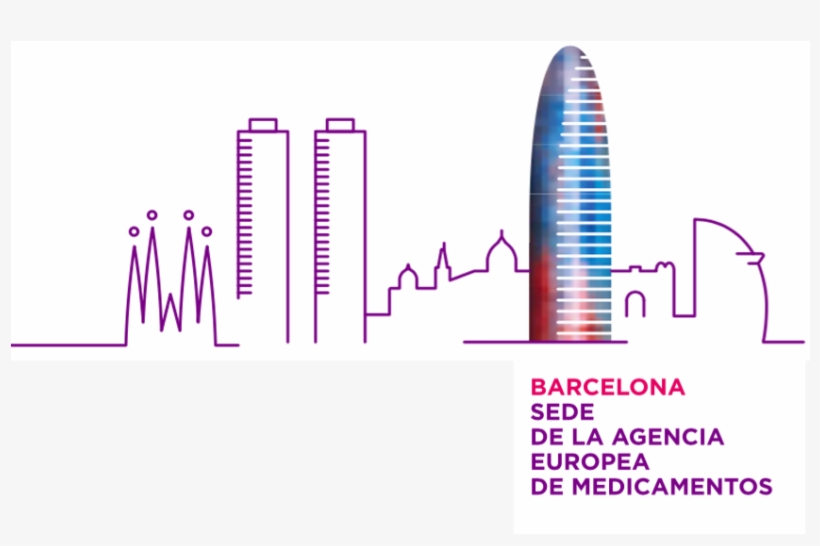Logotipo De La Candidatura De Barcelona Agencia Europa - Skyscraper, transparent png