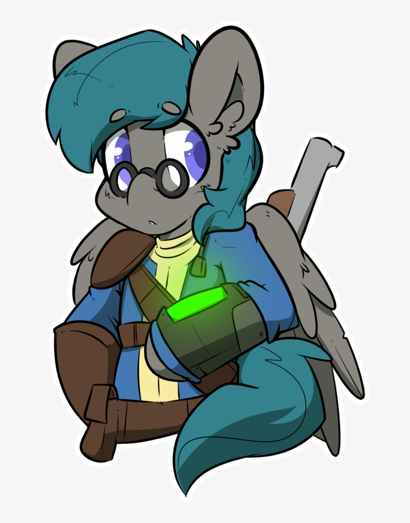 Bbsartboutique, Fallout, Glasses, Male, Oc, Oc Only, - Cartoon, transparent png