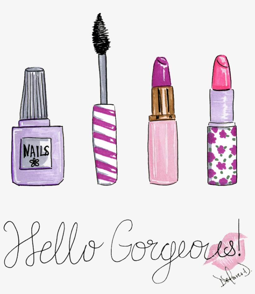Be - Makeup Girly Illustration, transparent png