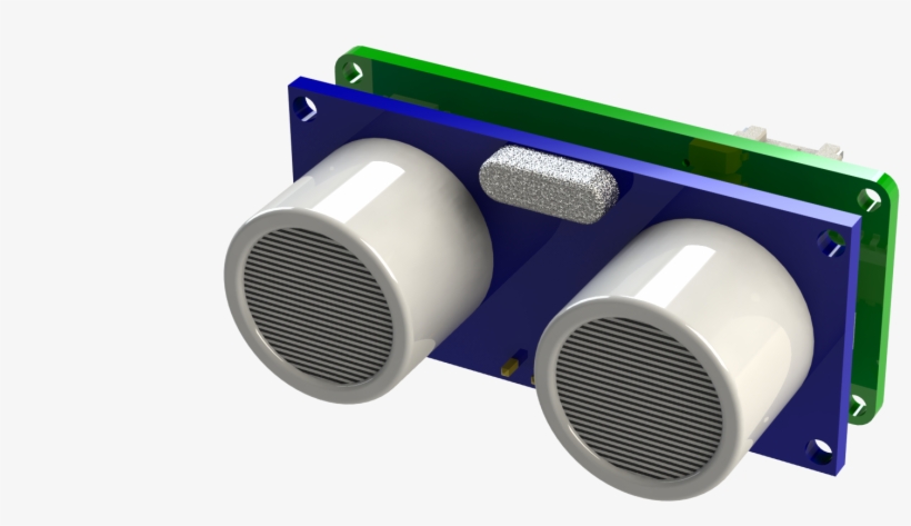 3d Front View Of The Can Bus Ultrasonic Sensor - Subwoofer, transparent png