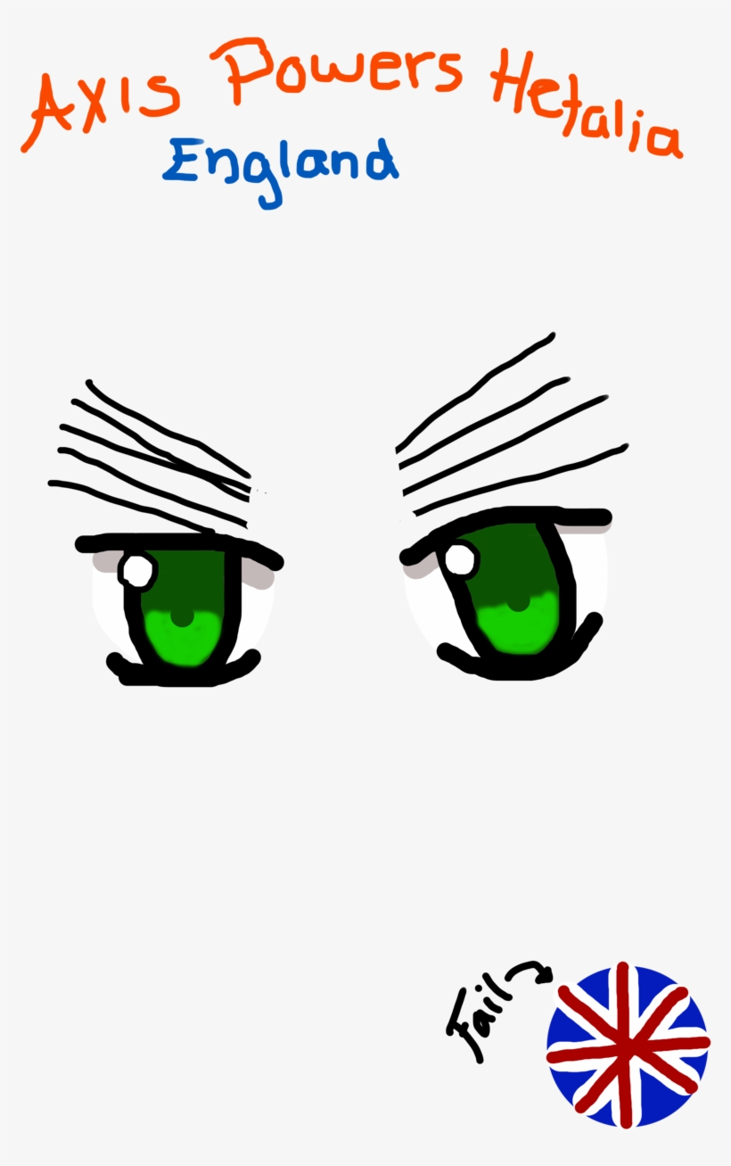 Axis Powers Hetalia- England's Eye Design - Illustration, transparent png