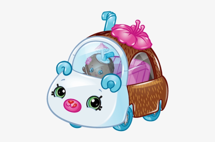 Shopkins Cutie Cars Season 3 List Of Characters Coconut - Shopkins Cutie Cars Car, transparent png