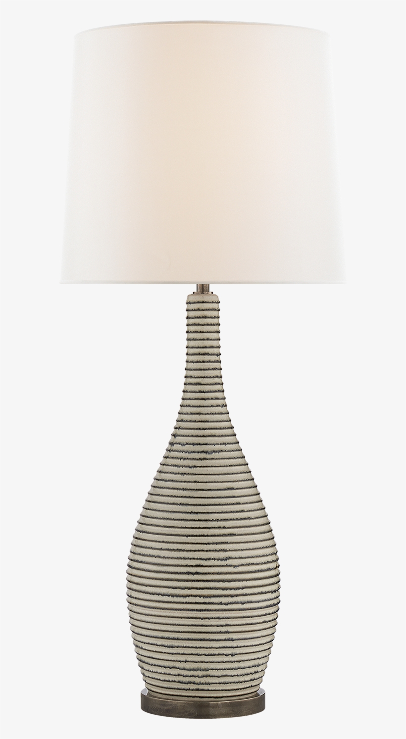 Sonara Table Lamp In Ivory And Chalk Black Pearl With - Lampshade, transparent png