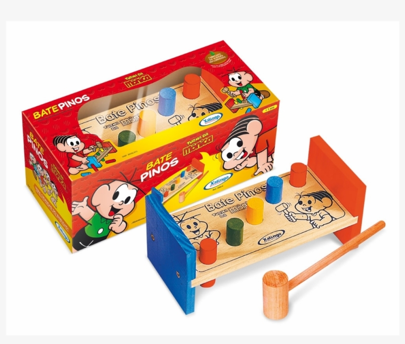 Bate Pinos Monica - Brinquedos Da Turma Da Monica, transparent png