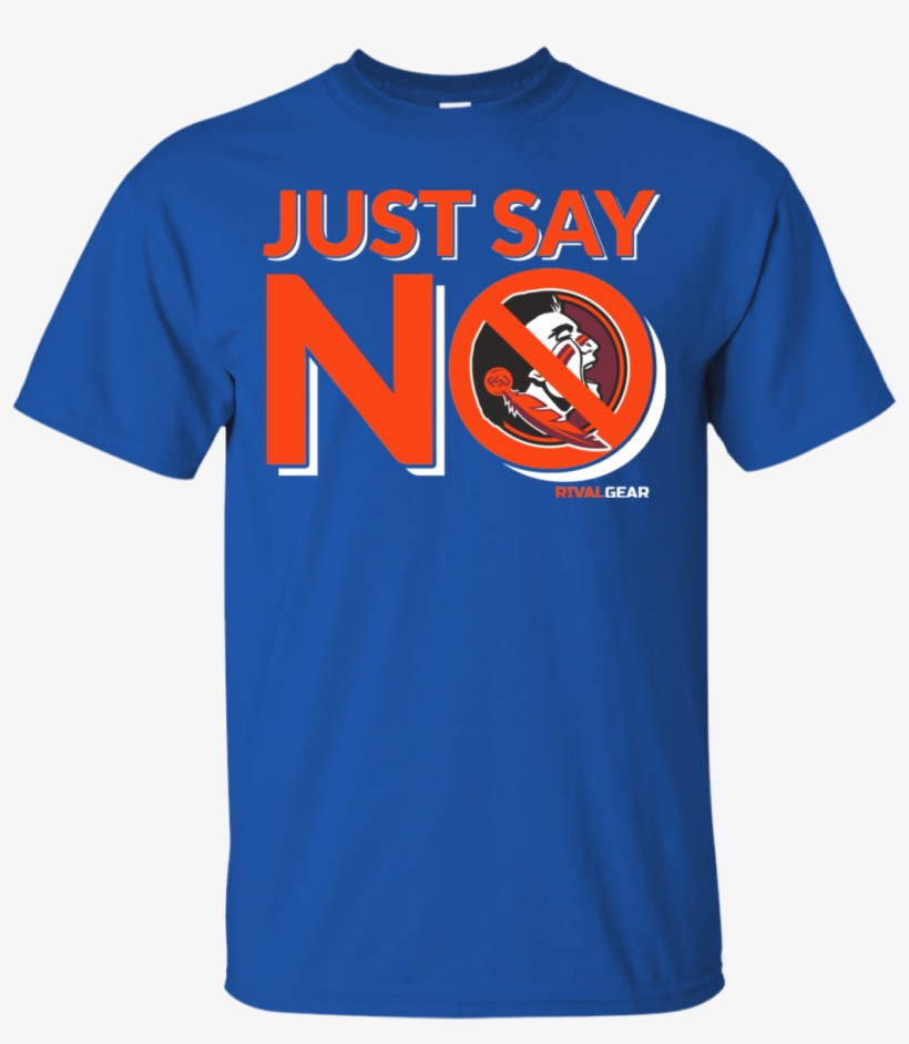 Florida Gators Fan T Shirt Just Say No - Shirt, transparent png