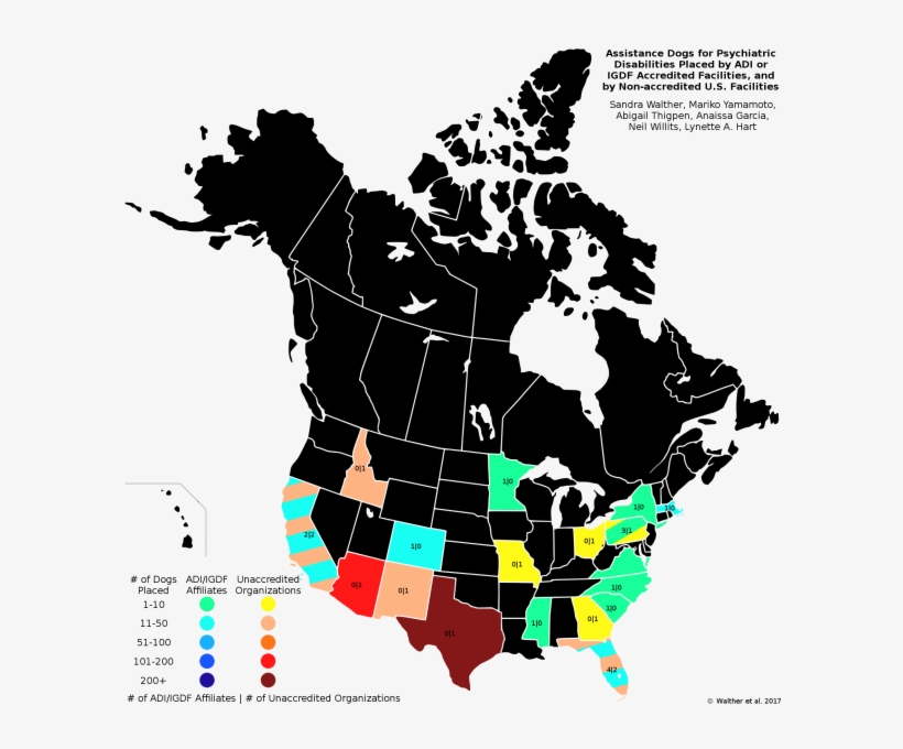 United States Map Service Dog - Us And Canada Map Png, transparent png