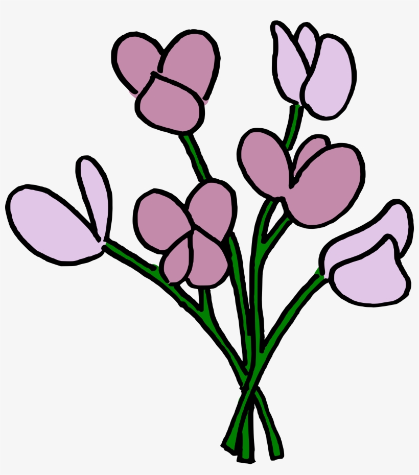 Smelling Flower Clipart - Tulip, transparent png