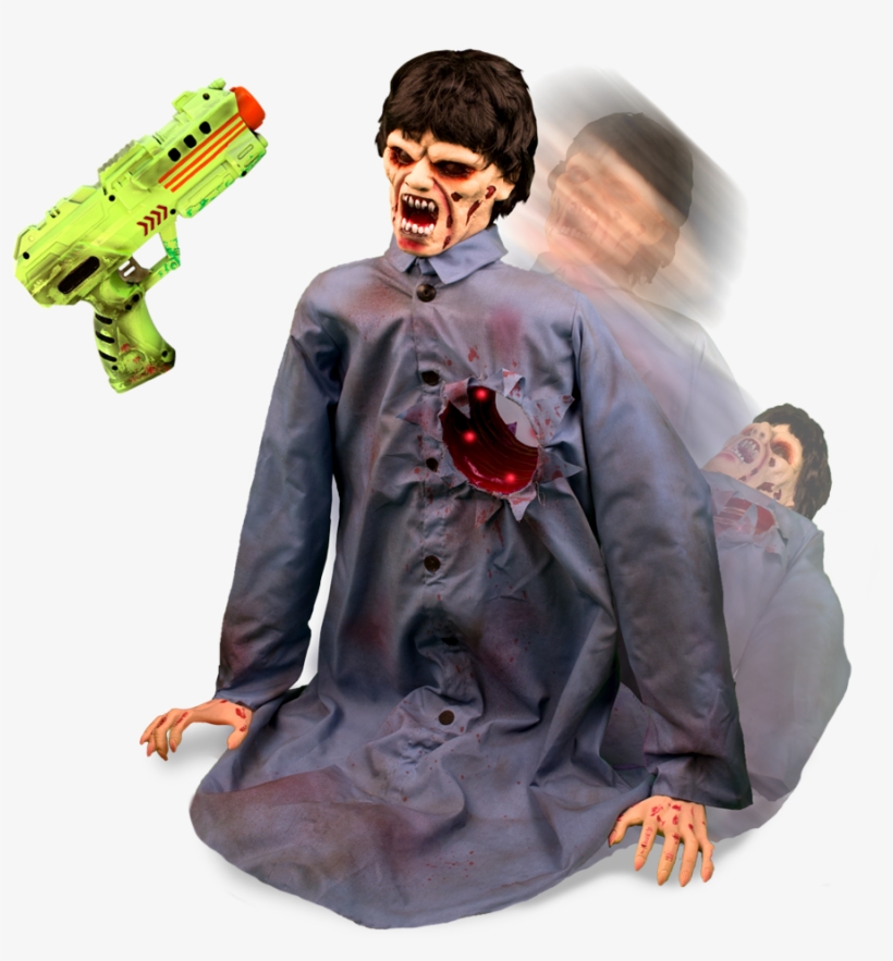 Shotgun Blast Zombie - Shotgun, transparent png