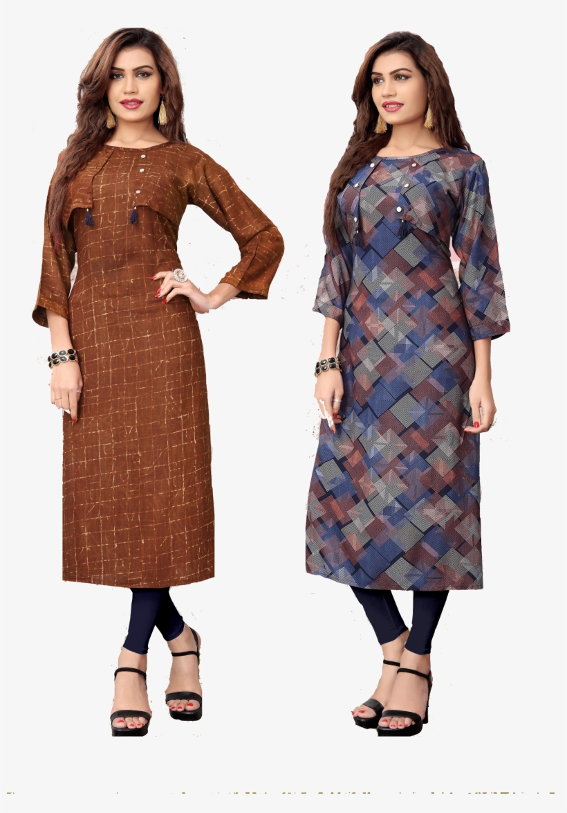 Printed Kurti, transparent png