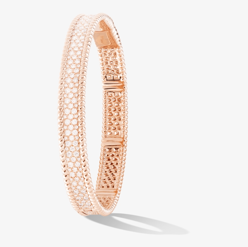 Van Cleef & Arpels - Van Cleef Perlee With Diamond, transparent png